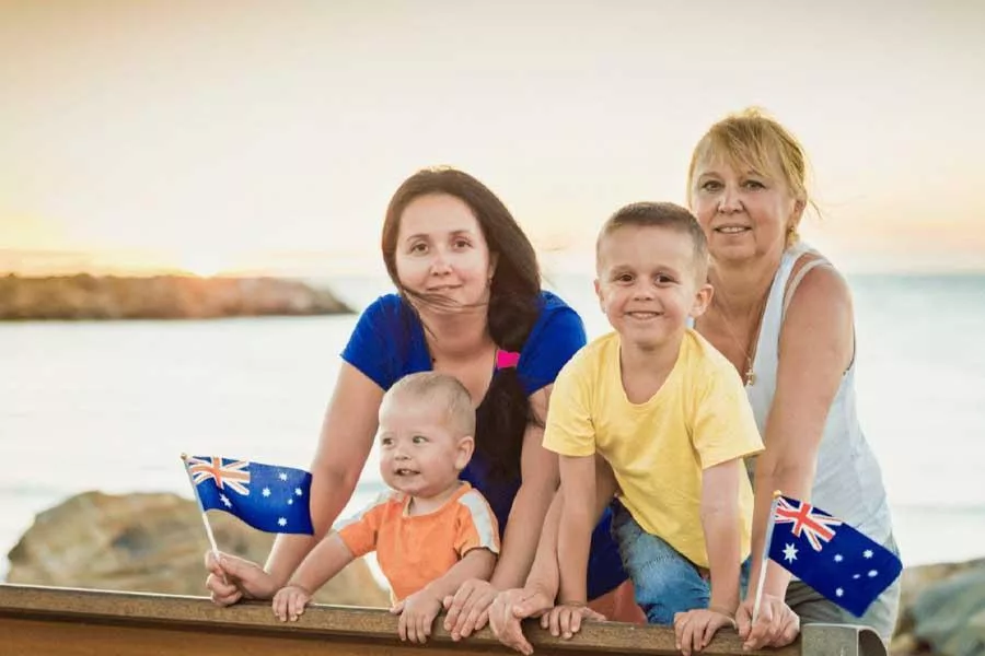 ویزای خانواده یا اسپانسرشیپ خانواده برای استرالیا